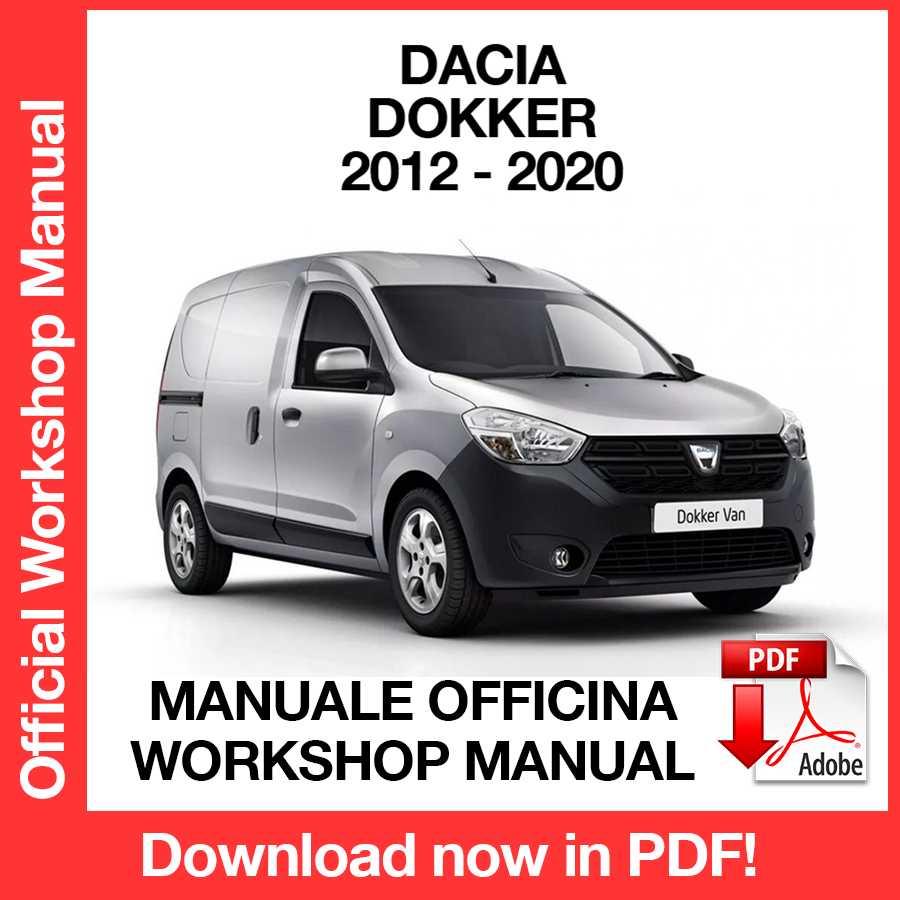 Workshop Manual Dacia Dokker (2012-2020) (EN)