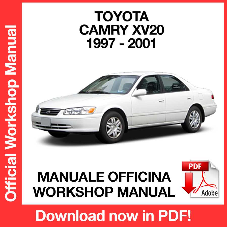 Manuale Officina Toyota Camry XV20 (1997-2001) (EN)