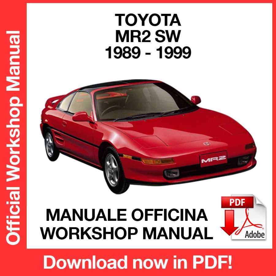 Workshop Manual Toyota MR2 SW (1989-1999) (EN)