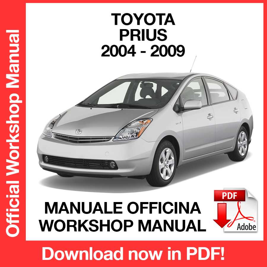 Workshop Manual Toyota Prius (2004-2009) (EN)