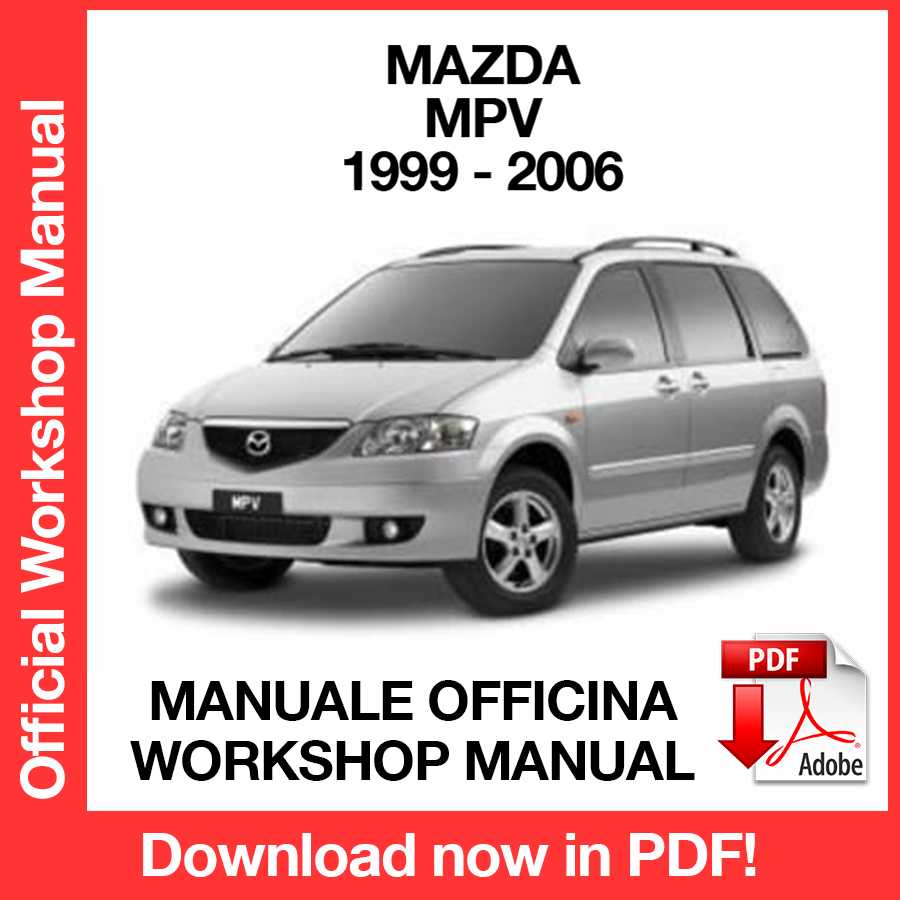 Workshop Manual Mazda MPV (1999-2006) (EN)
