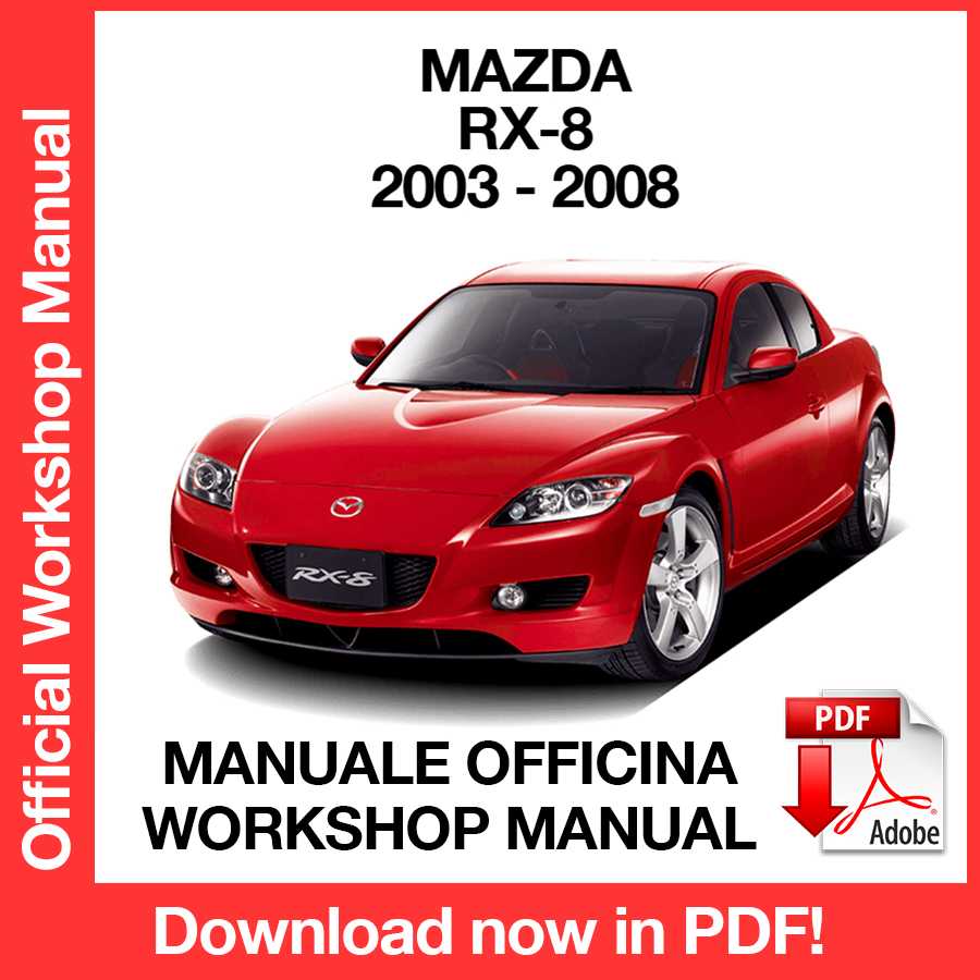 Workshop Manual Mazda RX-8 (2003-2008) (EN)