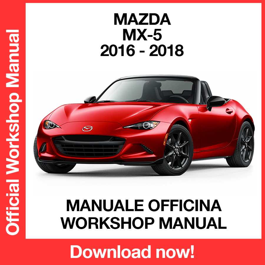 Workshop Manual Mazda MX-5 ND (2016-2018) (EN)
