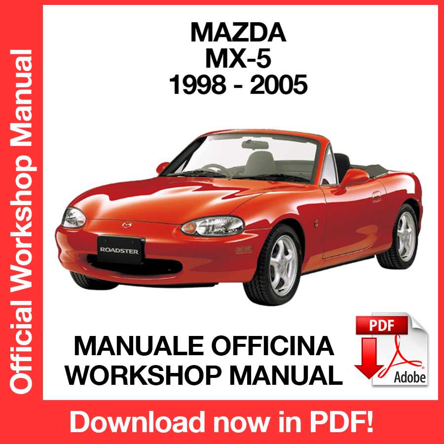 Workshop Manual Mazda MX-5 NB (1998-2005) (EN)