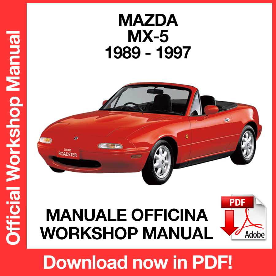 Workshop Manual Mazda MX-5 NA (1989-1997) (EN)