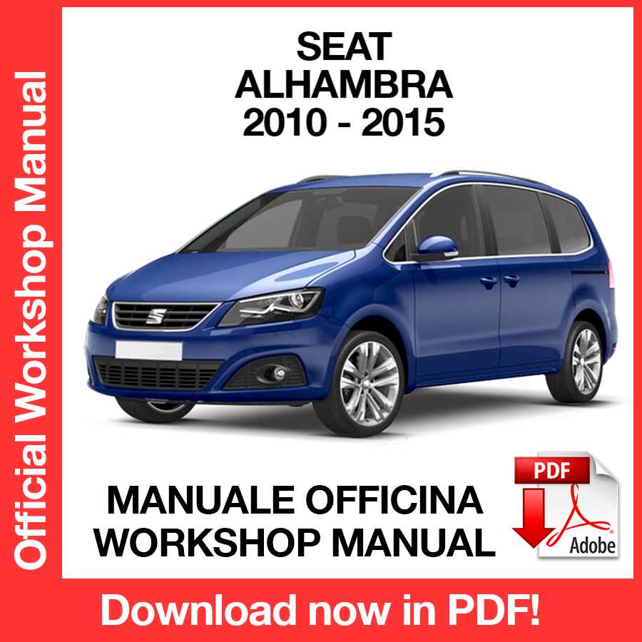 Workshop Manual Seat Alhambra (2010-2015) (EN)