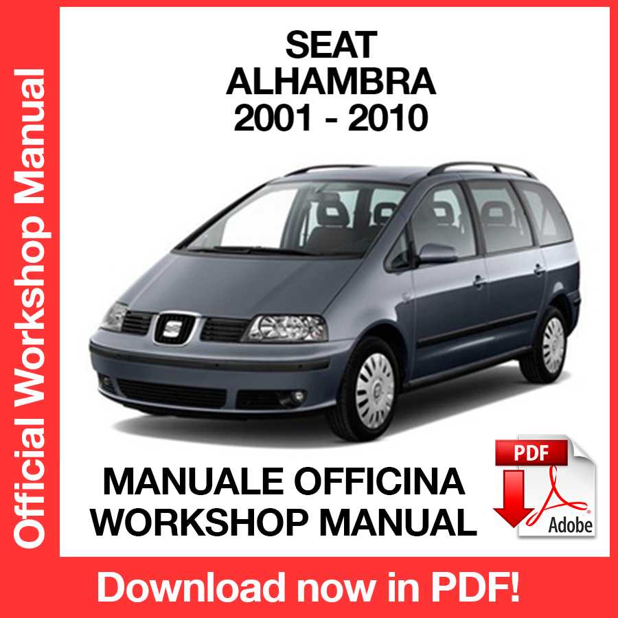 Workshop Manual Seat Alhambra (2001-2010) (EN)