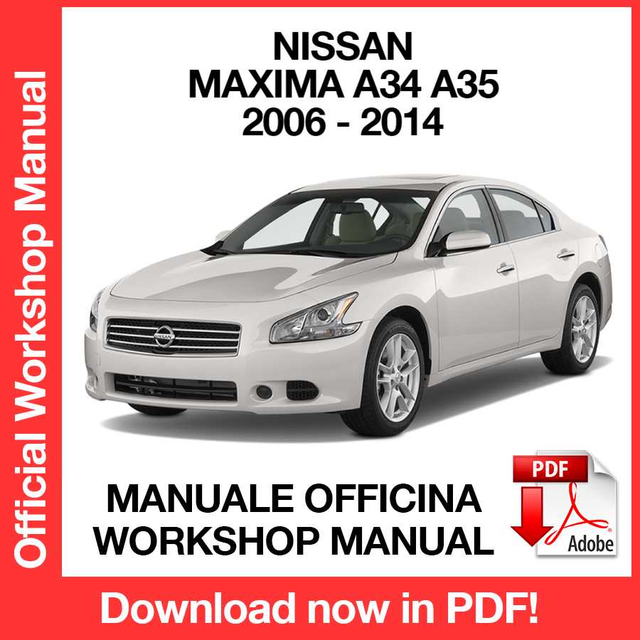 Workshop Manual Nissan Maxima A34 A35 (2006-2014) (EN)