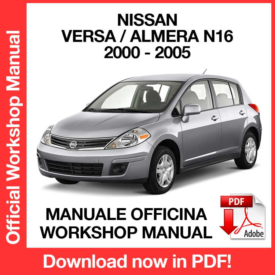Workshop Manual Nissan Versa Almera N16 (2000-2005) (EN)