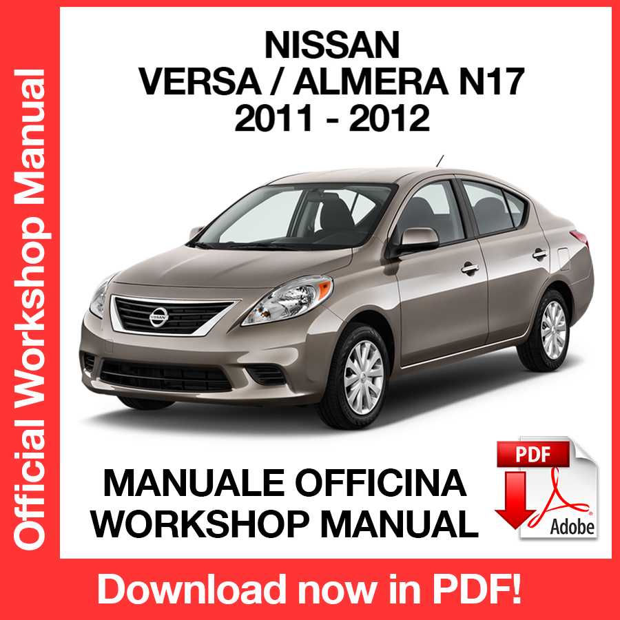Workshop Manual Nissan Versa Almera N17 (2011-2012) (EN)