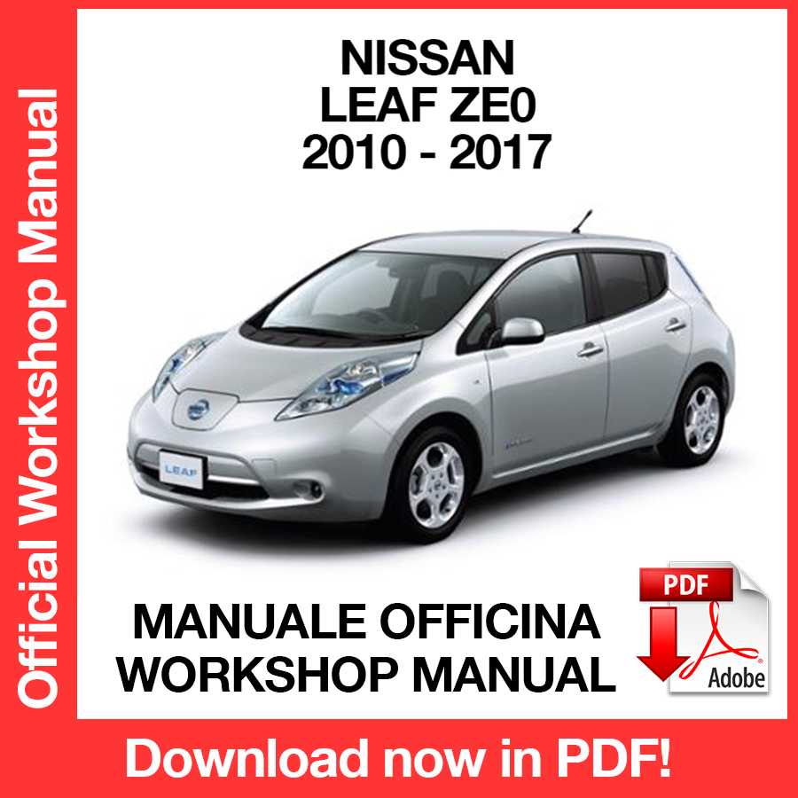 Workshop Manual Nissan Leaf Ze0 (2010-2017) (EN)