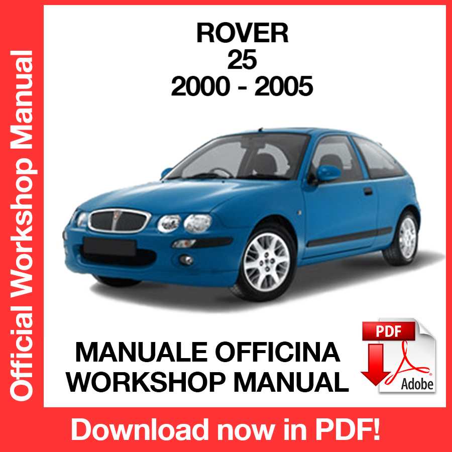 Workshop Manual Rover 25 (2000-2005) (EN)