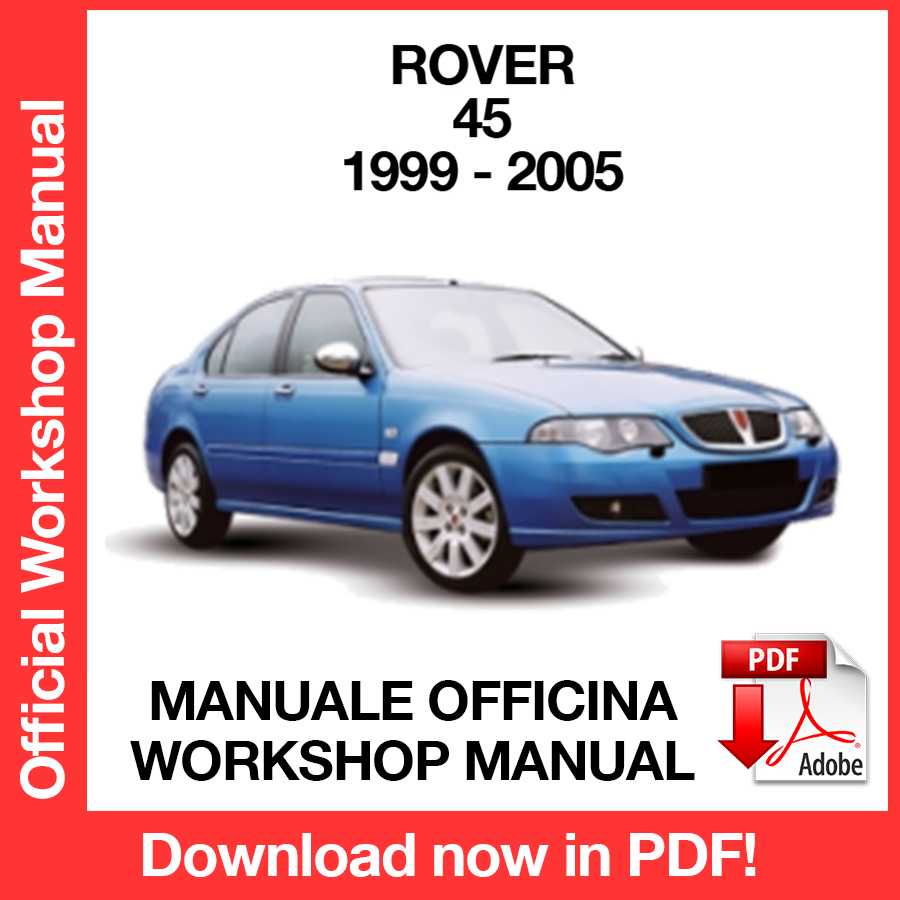 Workshop Manual Rover 45 (1999-2005) (EN)