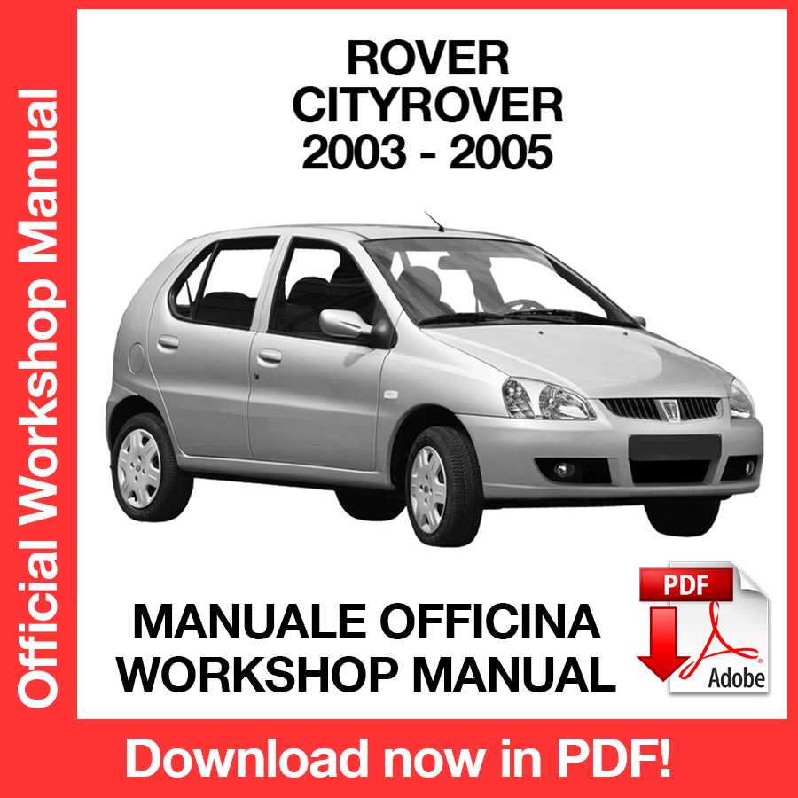 Workshop Manual Rover Cityrover (2003-2005) (EN)