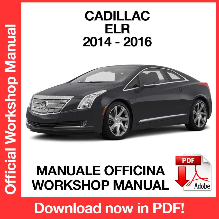 Workshop Manual Cadillac ELR (2014-2016) (EN)