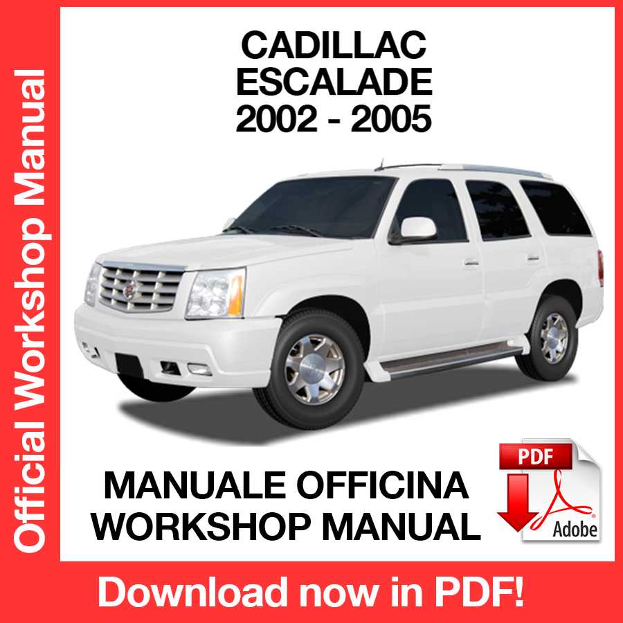 Workshop Manual Cadillac Escalade (2002-2005) (EN)