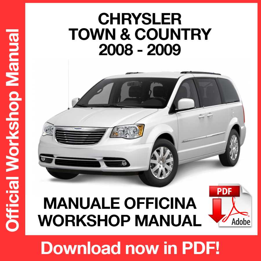 Workshop Manual Chrysler Town e Country (2008-2009) (EN)