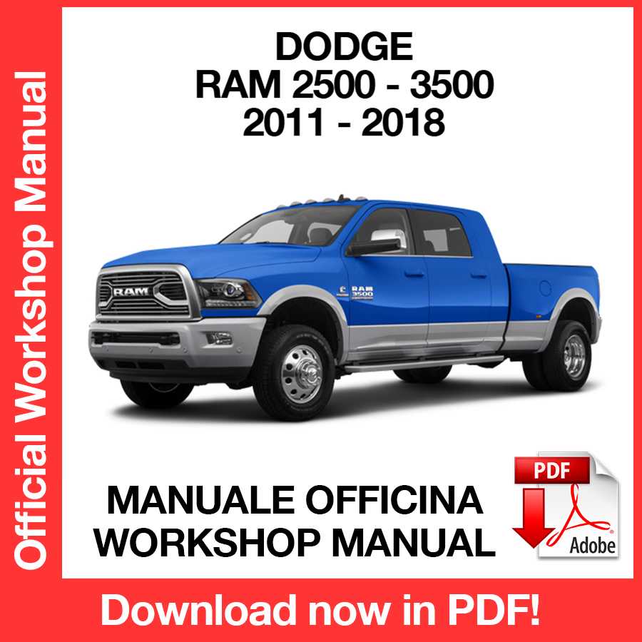 Workshop Manual Dodge RAM 2500 3500 (2011-2018) (EN)
