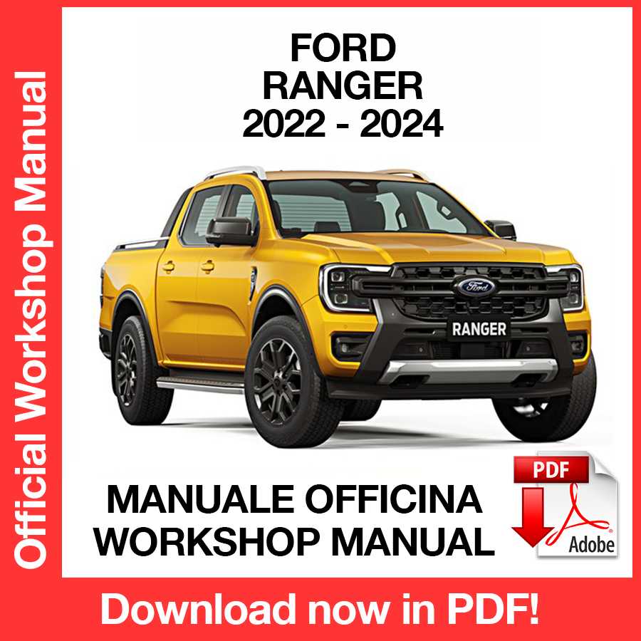 Workshop Manual Ford Ranger (2022-2024) (EN)
