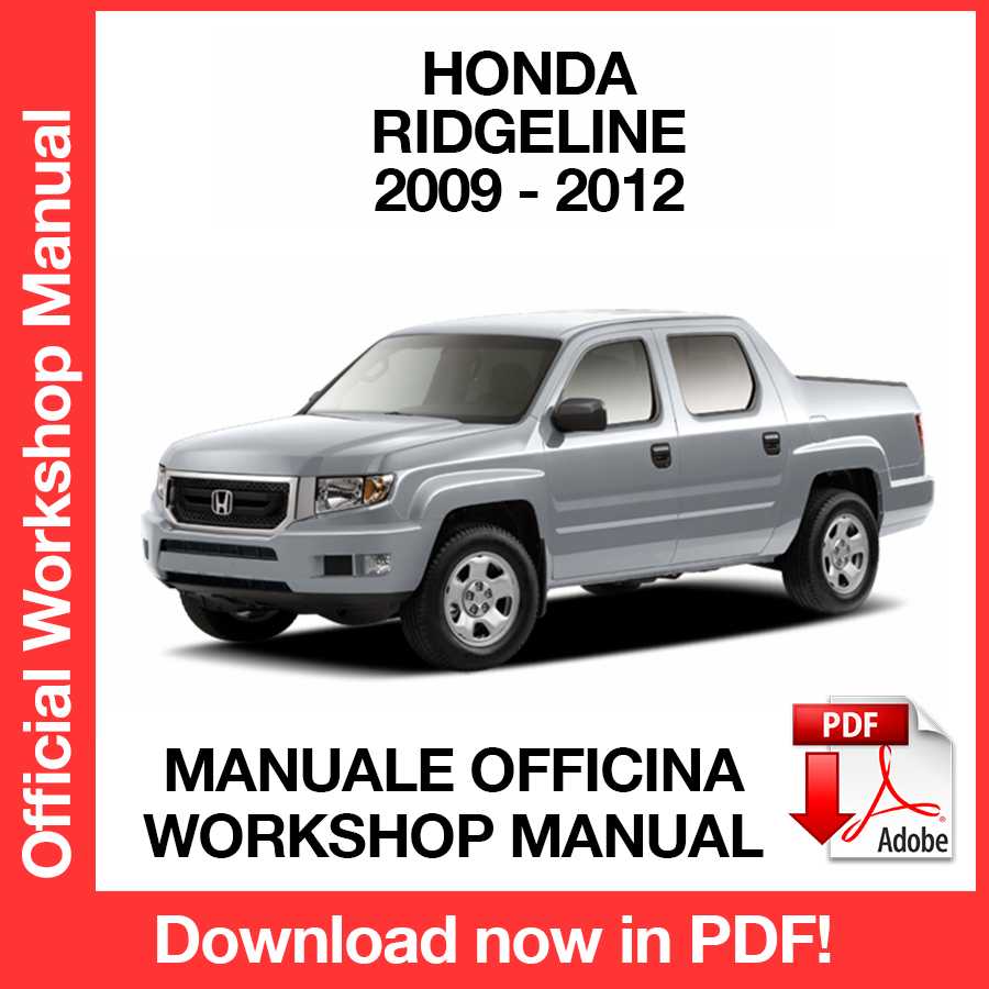 Workshop Manual Honda Ridgeline (2009-2012) (EN)