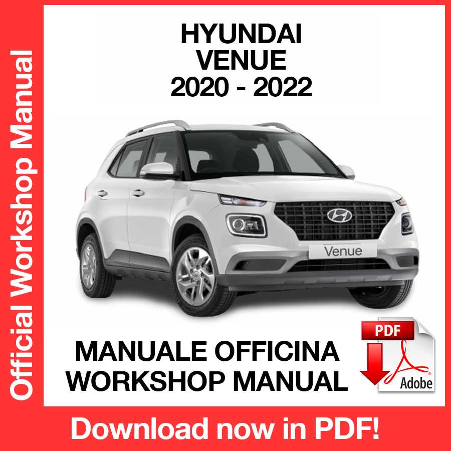 Workshop Manual Hyundai Venue (2020-2022) (EN)