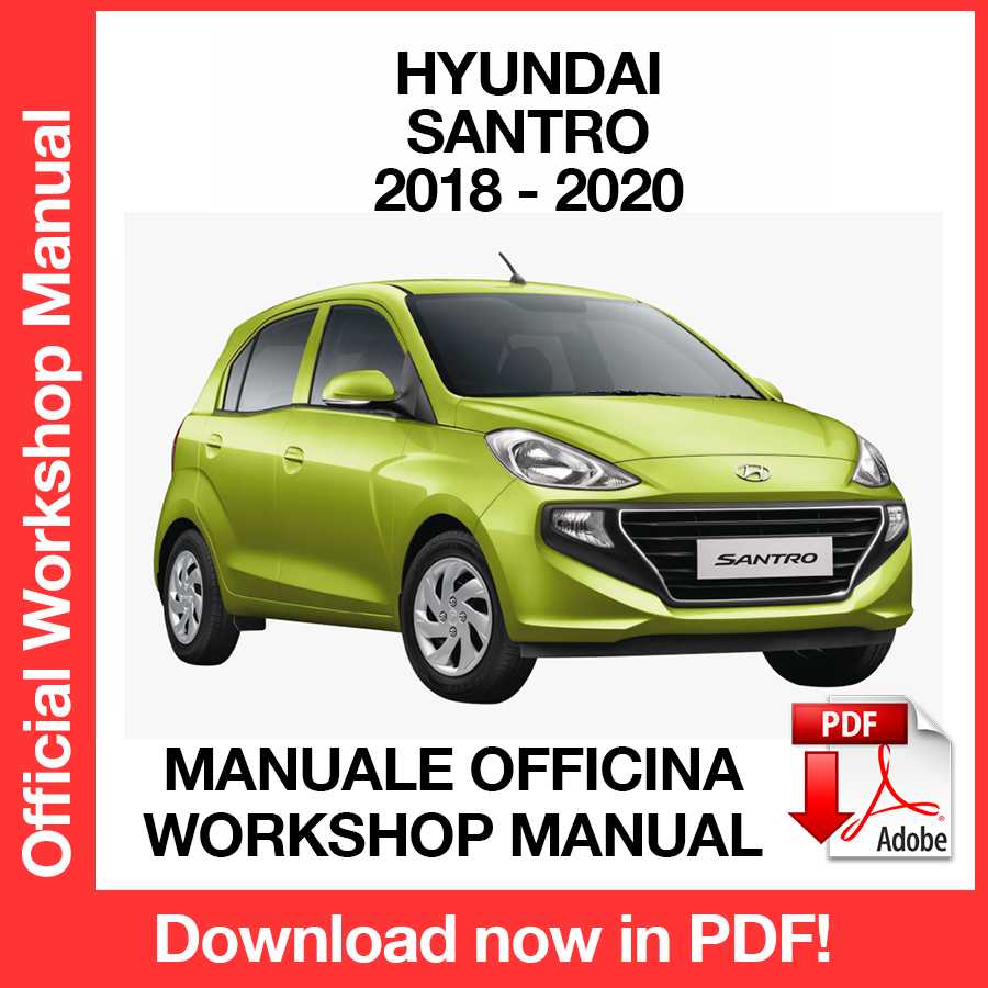 Workshop Manual Hyundai Santro (2018-2020) (EN)