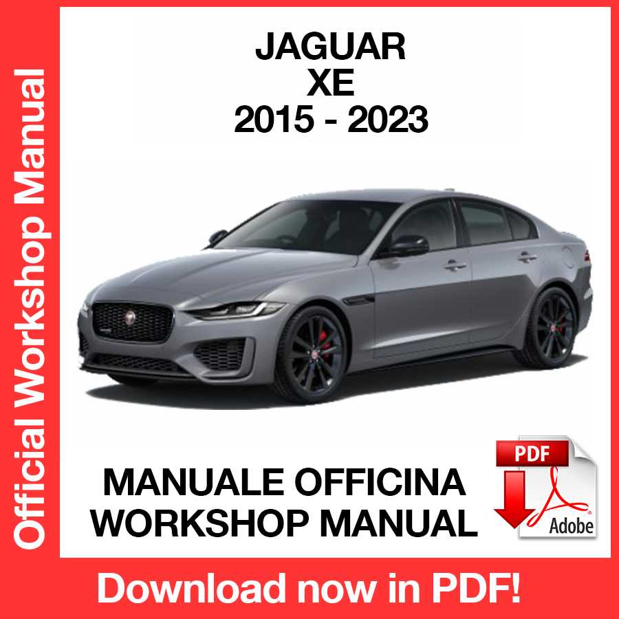 Workshop Manual Jaguar XE X760 (2015-2023) (EN)