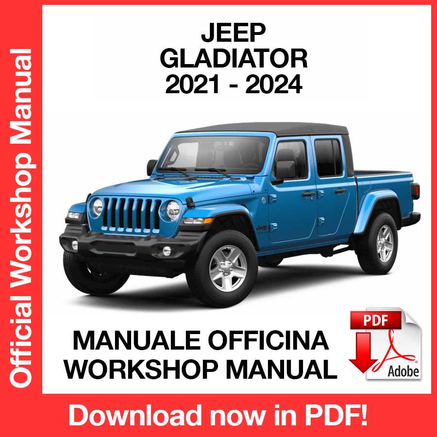 Workshop Manual Jeep Gladiator JT (2021-2024) (EN)