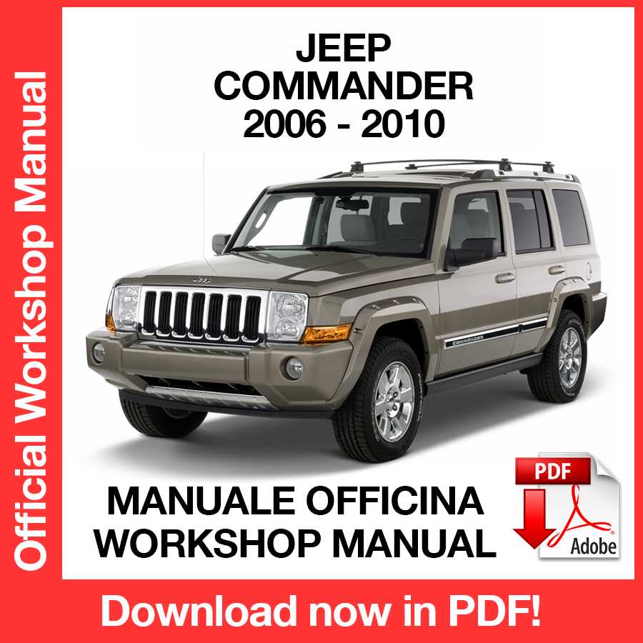 Workshop Manual Jeep Commander XK (2006-2010) (EN)