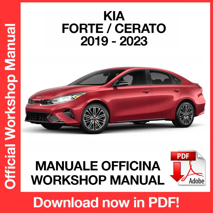 Manuale Officina Kia Forte / Cerato (2019-2023) (EN)