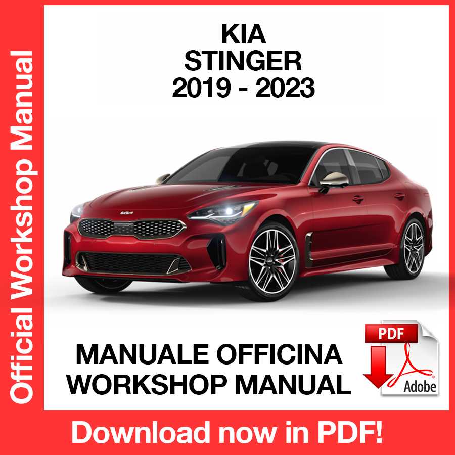 Workshop Manual Kia Stinger (2019-2023) (EN)