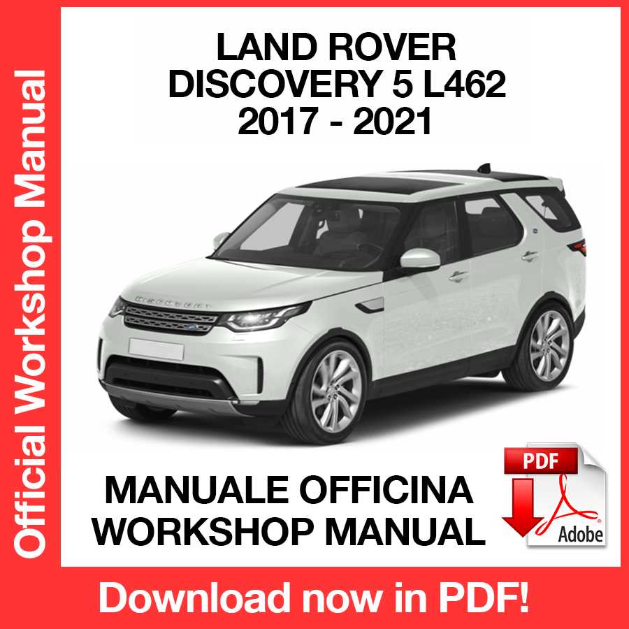 Workshop Manual Land Rover Discovery 5 L462 (2017-2021) (EN)