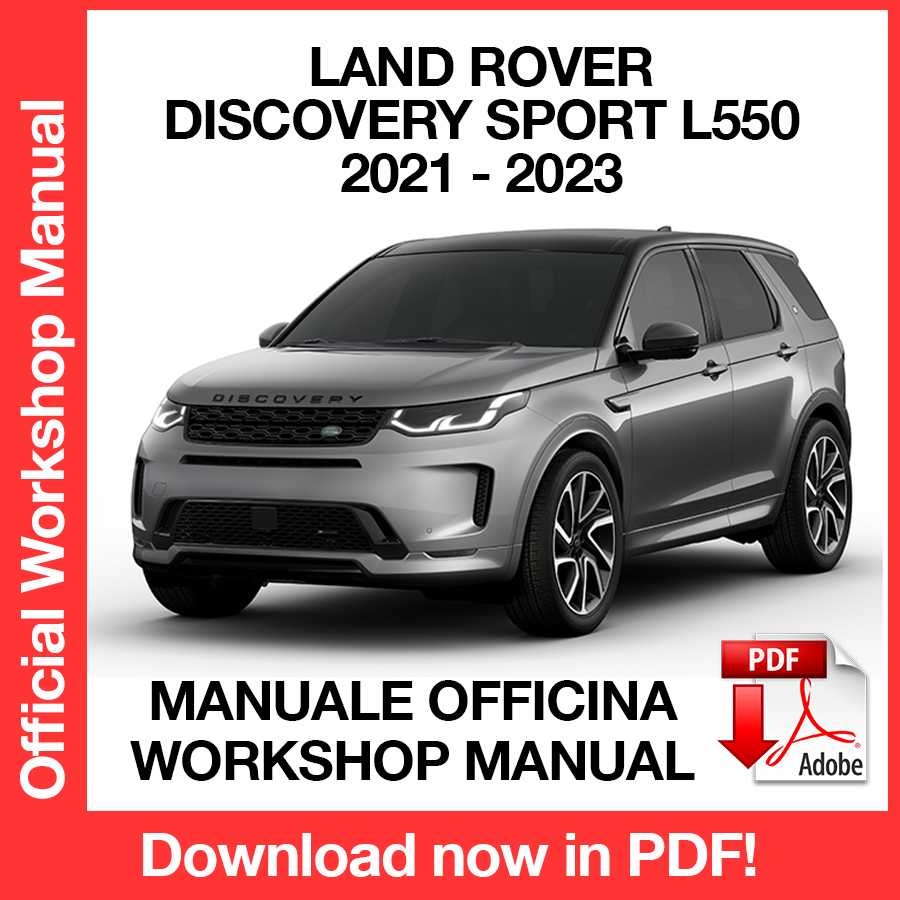 Workshop Manual Land Rover Discovery Sport L550 (2021-2023) (EN)