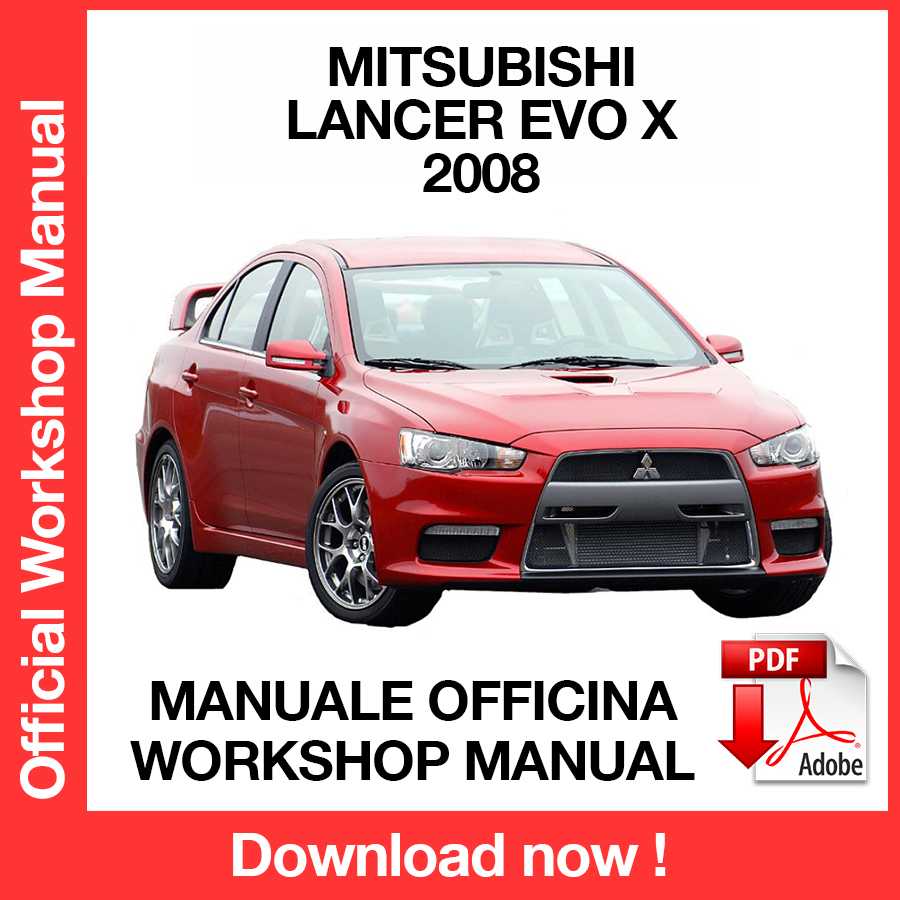 Workshop Manual Mitsubishi Lancer EVO X (2008) (EN)