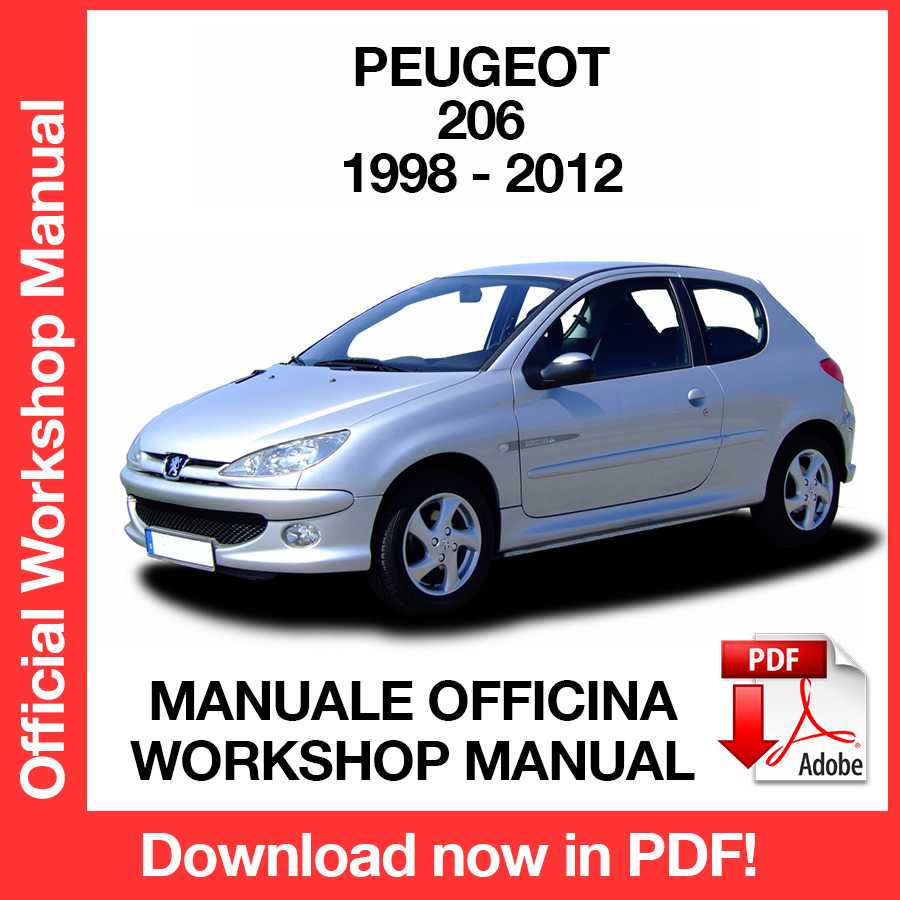 Workshop Manual Peugeot 206 (1998-2012) (EN)