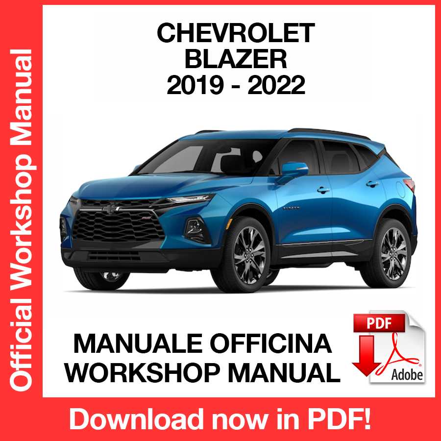 Workshop Manual Chevrolet Blazer (2019-2022) (EN)