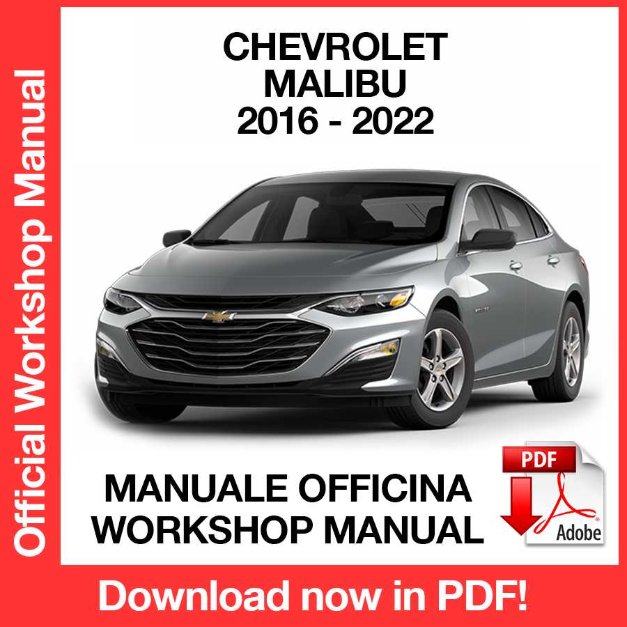 Workshop Manual Chevrolet Malibu (2016-2022) (EN)