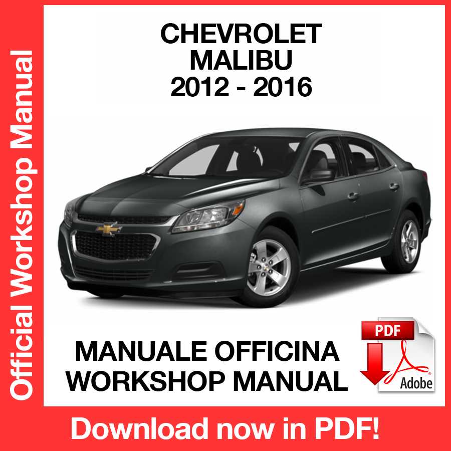 Workshop Manual Chevrolet Malibu (2012-2016) (EN)