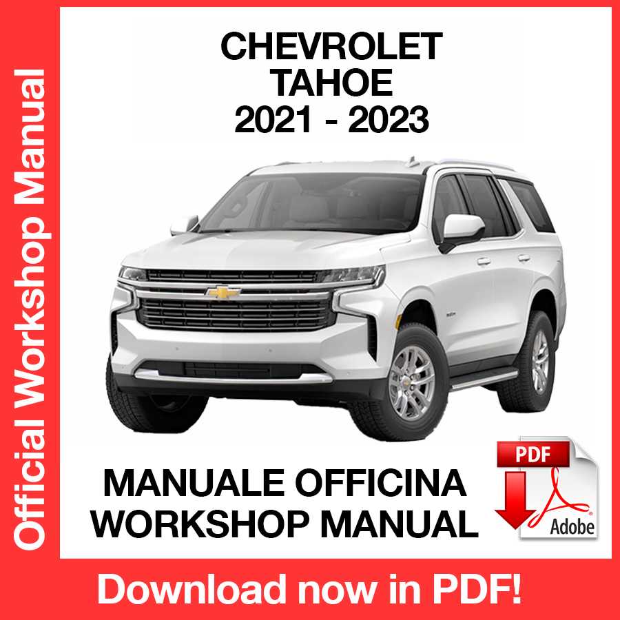 Workshop Manual Chevrolet Tahoe (2021-2023) (EN)