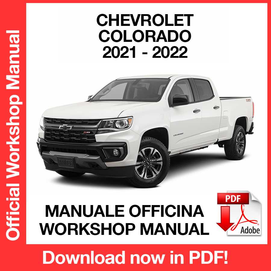 Workshop Manual Chevrolet Colorado (2021-2022) (EN)