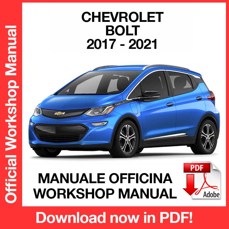 Workshop Manual Chevrolet Bolt (2017-2021) (EN)