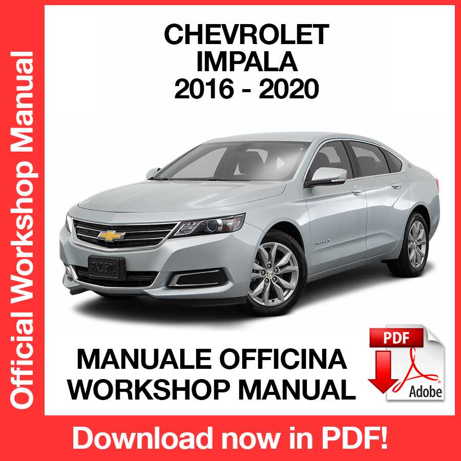 Workshop Manual Chevrolet Impala (2016-2020) (EN)