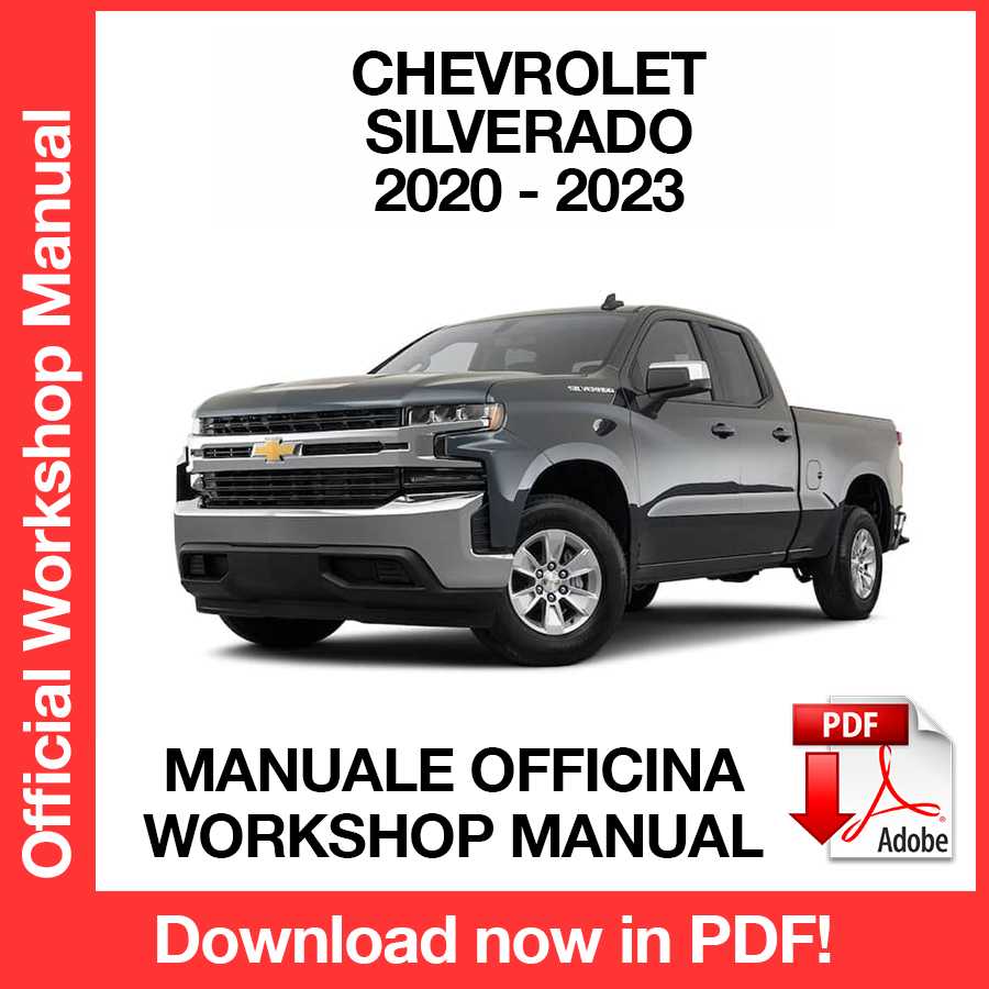 Workshop Manual Chevrolet Silverado (2020-2023) (EN)