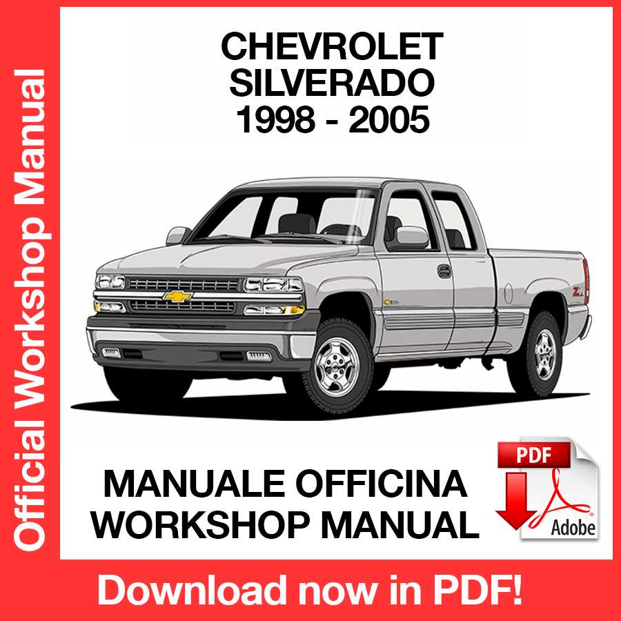 Workshop Manual Chevrolet Silverado (1998-2005) (EN)