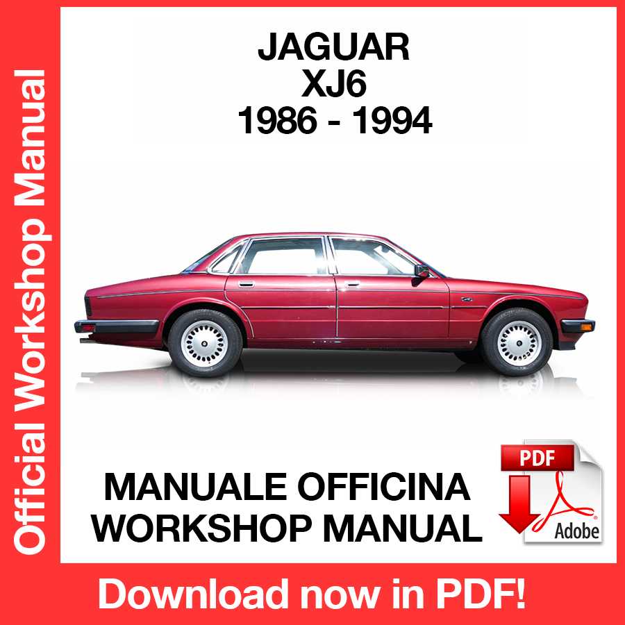 Workshop Manual Jaguar XJ6 (1986-1994) (EN)