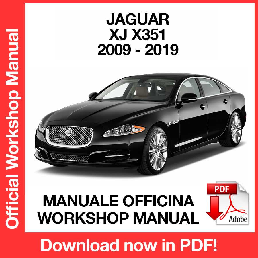 Workshop Manual Jaguar XJ X351 (2009-2019) (EN)