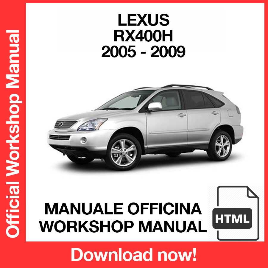Workshop Manual Lexus RX400H (2005-2009) (EN)