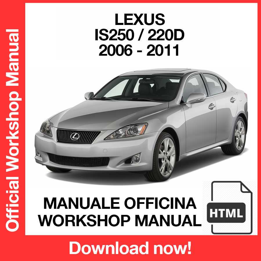 Workshop Manual Lexus IS250 / 220D (2006-2011) (EN)