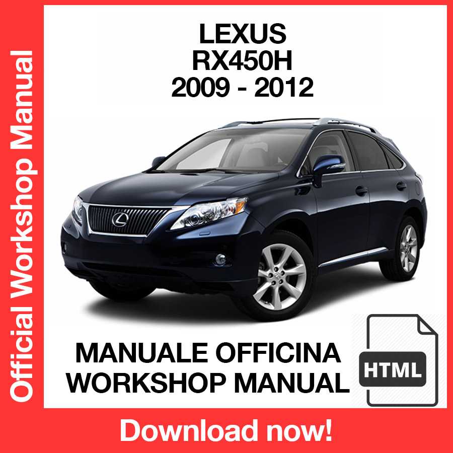 Workshop Manual Lexus RX450H (2009-2012) (EN)