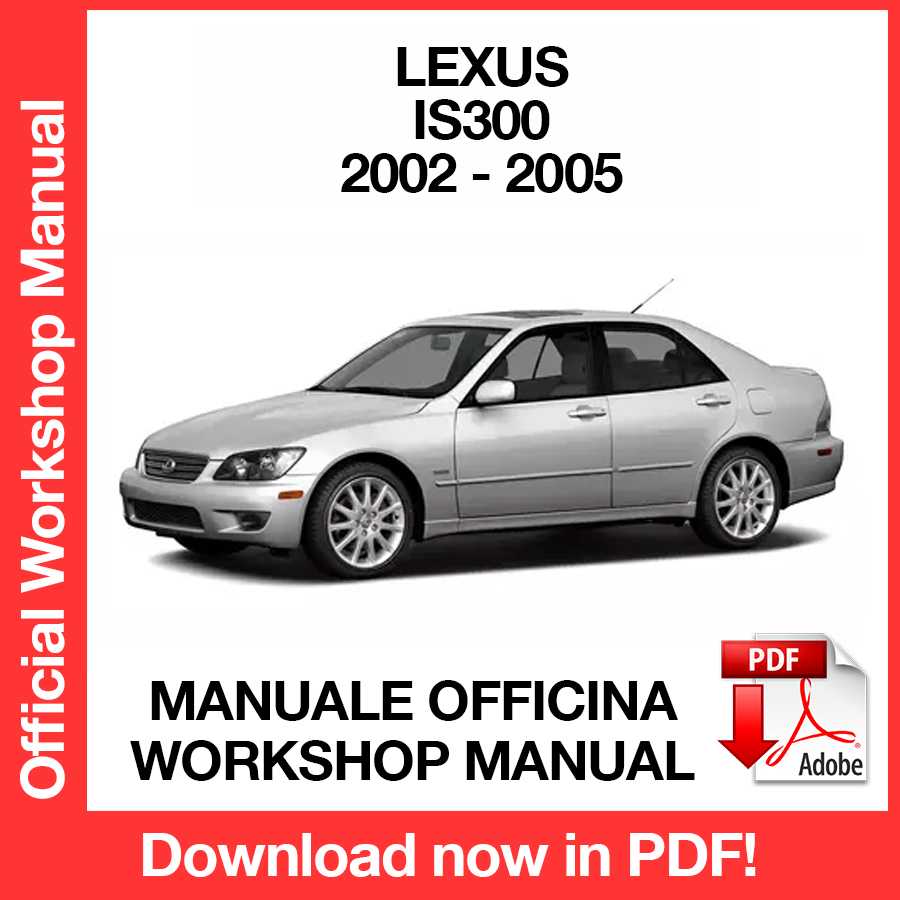 Workshop Manual Lexus IS300 (2002-2005) (EN)